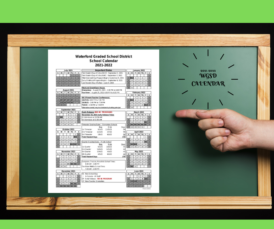 2021-2022 District Calendar