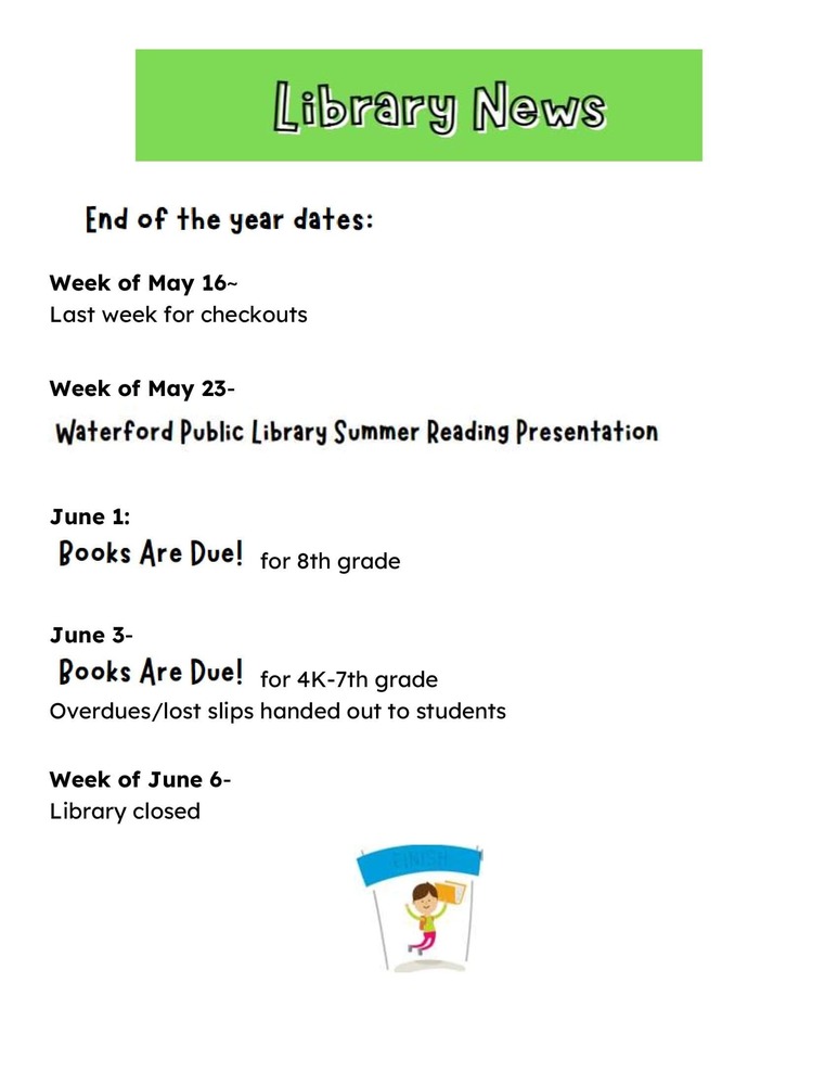 End of Year Library News