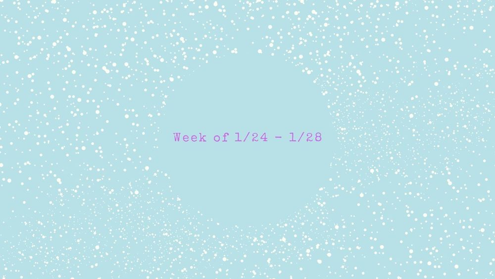 Weekly update 1/24
