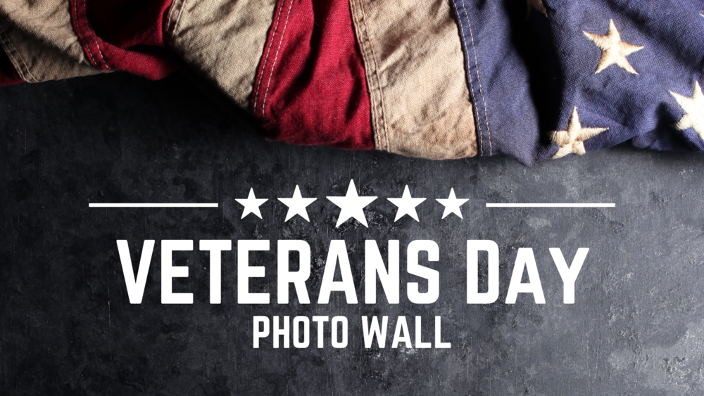 Veterans Day Photo Wall