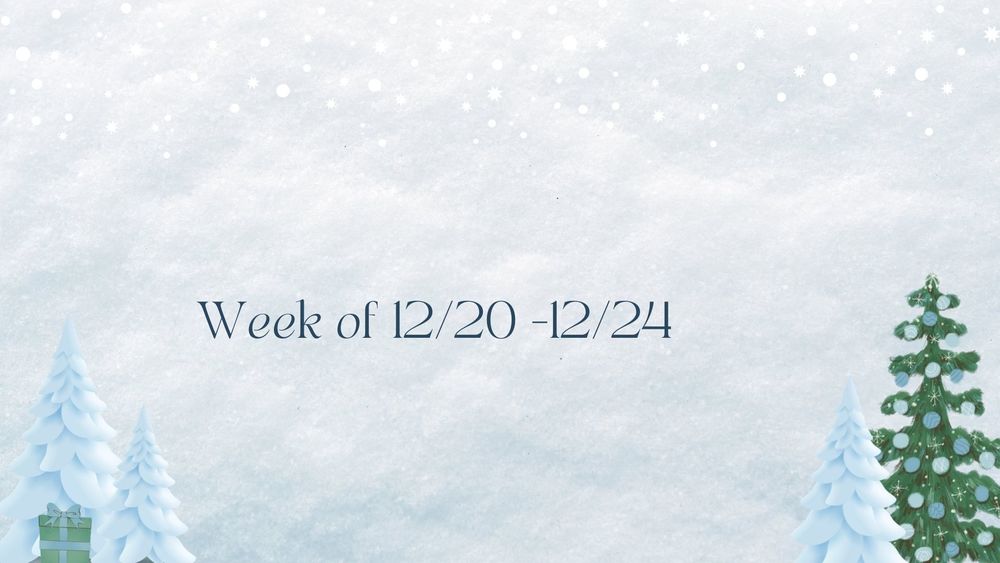 Week of 12/20