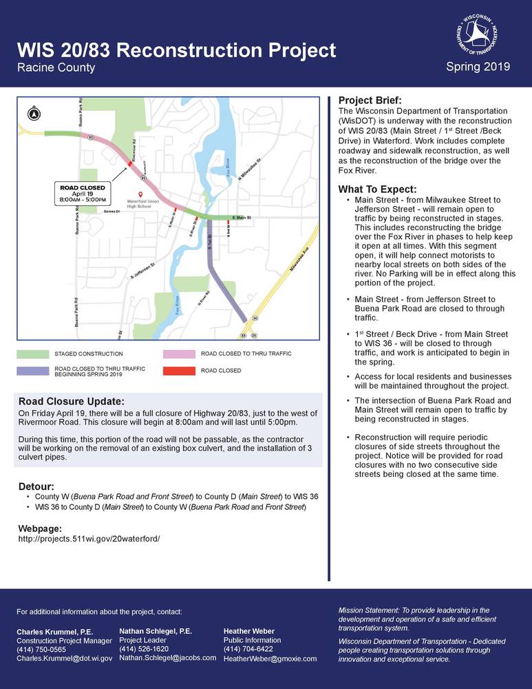 WIS 20/83 Reconstruction Project