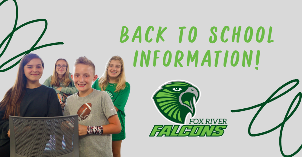 Back to School Information