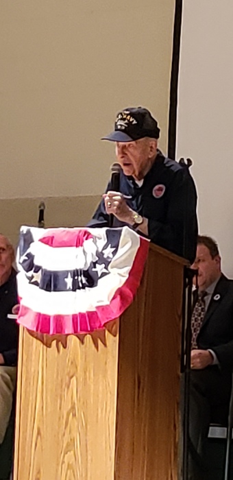 Chuck Franzke, WWII Veteran Iwo Jima