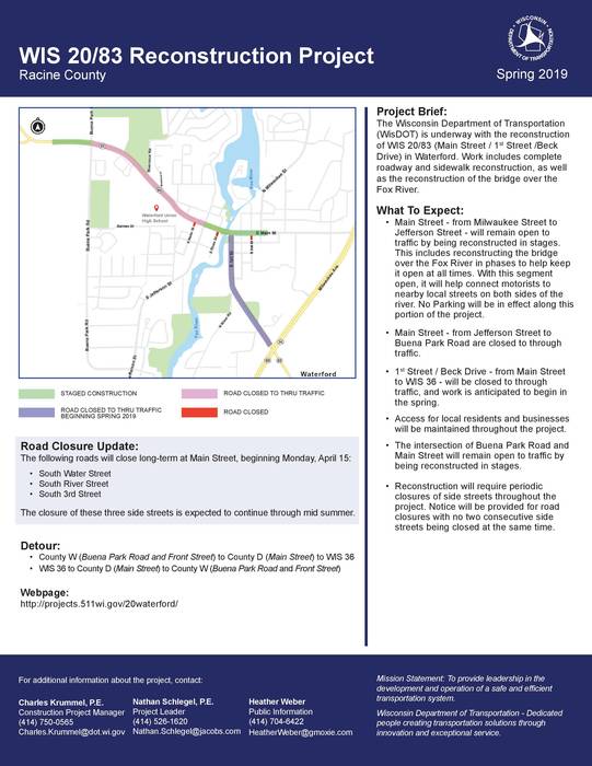 WIS 20/83 RECONSTRUCTION PROJECT