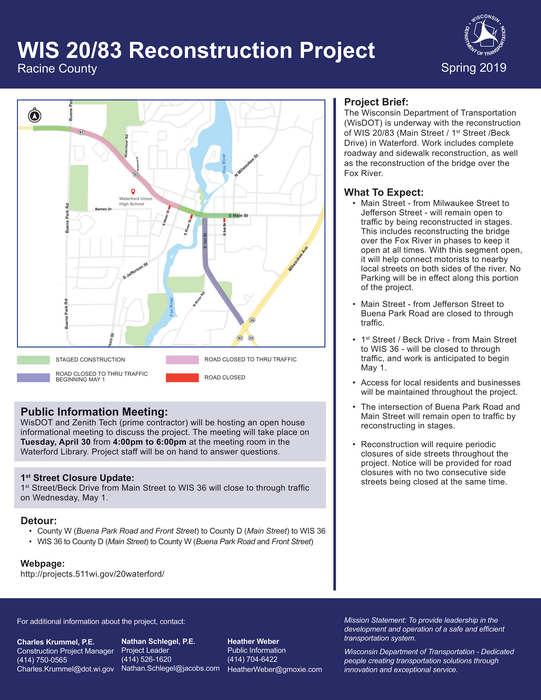 WIS 20/83 Reconstruction Project