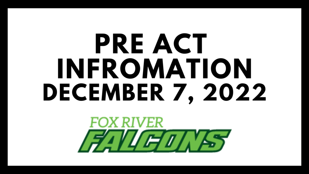 Pre ACT Information
