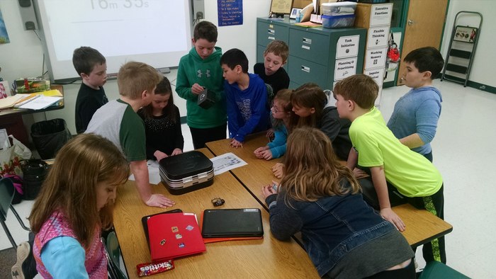 BreakoutEdu encourages students to collaborate, communicate, think critically, and think creatively in order to decipher clues that will allow them to unlock the locks guarding the "treasure" held inside.